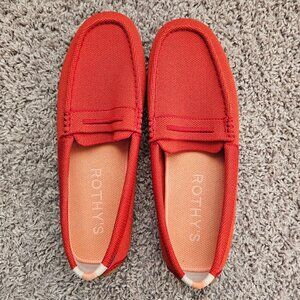 Rothy's Women's The Driver in size 10, color orange